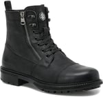 LUMBERJACK RAMONES 1PR HAKİKİ DERİ FERMUARLI CASUAL GÜNLÜK ERKEK BOT SİYAH 42