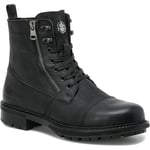 LUMBERJACK RAMONES 1PR HAKİKİ DERİ FERMUARLI CASUAL GÜNLÜK ERKEK BOT SİYAH 42