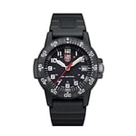 Luminox Leatherback SEA Turtle XS.0301.L Erkek Saati Küçük 39 mm - Askeri Saat Siyah Tarih Göstergeli 100 m Su Geçirmez, Schwarz, Bant