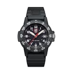 Luminox Leatherback SEA Turtle XS.0301.L Erkek Saati Küçük 39 mm - Askeri Saat Siyah Tarih Göstergeli 100 m Su Geçirmez, Schwarz, Bant