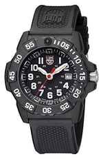 Luminox Navy Seal XS.3501.F Erkek Saati 45 mm - Siyah Tarih Fonksiyonunda Dalış Saati 200m Suya Dayanıklı, Siyah, Spor