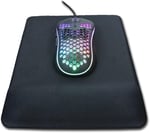 Lunatic Kare Siyah Bilek Destekli Mouse Pad Ergonomik Kaymaz Taban Oyun ve Ofis için Fare Altlığı Suya Tere Dayanıklı Mouse Pad (5 ADET)