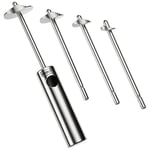 Lurch 220295 Twister EDS 5 parça/sebze ve meyve ve sebzeleri oymak için dört adet paslanmaz çelik matkap ucu, 26 cm