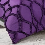 Lush Decor Avon 3 Parça Yorgan Seti, Nötr, Tam/Queen - Seçenekler: Full/Queen, King, Tam / Queen
