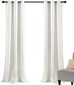 Lush Decor Prima Kadife Perdeler Renkli Blok Oda Karartma Pencere Panel Seti Oturma, Yemek, Yatak Odası (Çifti), 96,5 cm G x 213,4 cm L, Gri - Seçenekler: 38