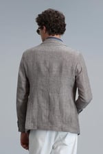 Luta Spor Erkek Blazer Ceket Slim Fit Kahverengi 50