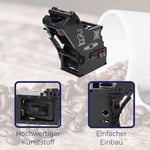 LUTH Premium Profi Parts Demleme ünitesi, demleme grubu, Bosch Siemens EQ5 EQ6 EQ7 EQ8 ile uyumlu, tam otomatik kahve makinesi için, 11014117 11009614 gri