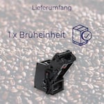 LUTH Premium Profi Parts Demleme ünitesi, demleme grubu, Bosch Siemens EQ5 EQ6 EQ7 EQ8 ile uyumlu, tam otomatik kahve makinesi için, 11014117 11009614 gri
