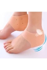 Luti Concept 2'li Silikon Topuk Koruyucu Gömlek Topuk Dikeni Topuk Nasır Bunyon Çatlak Koruyucu%100 Silikon Topuk Çorap Tabanlık Ayak Topuk Gömleği