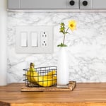 Lutron Claro 3 Gang Dekoratör/Rocker Duvar Plakası, Parlak, Kahverengi (1'li Paket) | CW-3-BR