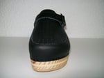 LUVER Zoccolo Con molla 120/A Bianco Colore e taglie disponibili, Siyah, 40 EU