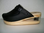 LUVER Zoccolo Con molla 120/A Bianco Colore e taglie disponibili, Siyah, 40 EU