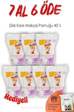Lux Disk Kare Makyaj Pamuğu 40' lı 7 AL 6 ÖDE ve ROSIE