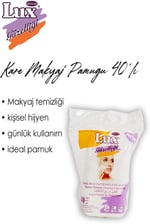 Lux Disk Kare Makyaj Pamuğu 40' lı 7 AL 6 ÖDE ve ROSIE