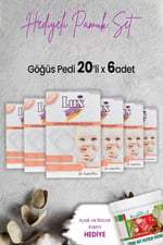 Lux Göğüs Pedi 20' li x 6 Adet ve Hediyeli
