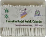 Lux Pamuklu Kağıt Kulak Çubuğu, 3 Paket, Toplam 600 Adet
