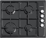 Luxell Lx-420F 4 Gözlü Emniyetli Set Üstü Siyah Ocak-Lpg