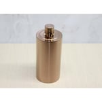 Luxofficial Silindir Tasarım Paslanmaz Çelik Matara - Rose Gold Mat Matbaa Kişisel Likör ve İçecek Şişesi 22x9 cm