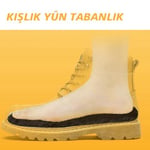 LX09 - Vegan Doğal Mantar Peluş | Doğal Isı, Soğuk Havalara Özel, Sıcak Tutan Iç Tabanlık (Kahverengi, 34-45)