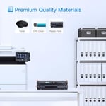 LxTek HP 85A CE285A için Uyumlu Toner Kartuşu Değiştirme Laserjet Pro M1132MFP M1217NFW M1212NF P1102W P1102 P1106 M1132 P1100 M1213NF M1136 M1210 M1212 (Siyah, 2'li Paket) ile Uyumlu