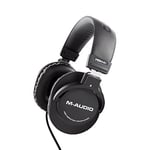 M-AUDIO HDH40 - Kulak Üstü Stüdyo Kulaklıkları, Stüdyo izleme, Podcasting ve Kayıt için Kapalı Arka Tasarım, Esnek Kafa Bandı ve 2.7m Kablo Ile