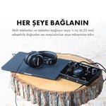 M-AUDIO HDH40 - Kulak Üstü Stüdyo Kulaklıkları, Stüdyo izleme, Podcasting ve Kayıt için Kapalı Arka Tasarım, Esnek Kafa Bandı ve 2.7m Kablo Ile
