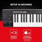 M-AUDIO Keystation 49 MK3 - 49 Tuşlu USB MIDI Klavye Controller, Atanabilir Kontroller ve Yazılım Üretim Paketi dahil Mac ve PC içi - Seçenekler: 49-Tuş Keystation, 61-Tuş Keystation, 88-Tuş Hammer...
