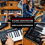 M-AUDIO Keystation 49 MK3 - 49 Tuşlu USB MIDI Klavye Controller, Atanabilir Kontroller ve Yazılım Üretim Paketi dahil Mac ve PC içi - Seçenekler: 49-Tuş Keystation, 61-Tuş Keystation, 88-Tuş Hammer...