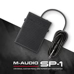 M-AUDIO SP-1 - Evrensel Sustain Pedalı, MIDI Klavyeler, Dijital Piyanolar, Elektrikli Piyanolar ve Daha Fazlası için