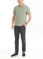 M Cascade Range Supima Erkek Polo T-Shirt - CS0214 Yeşil XXL