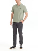 M Cascade Range Supima Erkek Polo T-Shirt - CS0214 Yeşil XXL