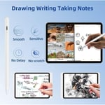 m.tk moveteck Apple iPad Air 5. Nesil ile Uyumlu Eğime Duyarlı, Avuç İçi Red Özellikli, Palm Rejection Yazım Çizim Kalemi, Beyaz