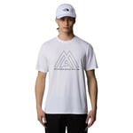 Ma 24/7 Erkek Beyaz Outdoor T-Shirt NF0A893ZFN41
