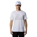 Ma 24/7 Erkek Beyaz Outdoor T-Shirt NF0A893ZFN41