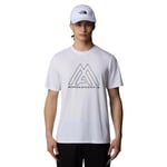 Ma 24/7 Erkek Beyaz Outdoor T-Shirt NF0A893ZFN41