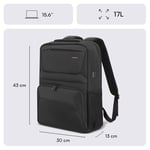 Mack Business X MCC-805 15.6 inç Laptop Sırt Çantası, Mackbook Sırt Çantası, USB Şarj Portlu Bilgisayar ve Notebook Çantası, Kadın Erkek Bilgisayar İş Çantası, Üniversite Okul Ç - Bedenler: 14.1, 15.6