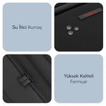 Mack Business X MCC-805 15.6 inç Laptop Sırt Çantası, Mackbook Sırt Çantası, USB Şarj Portlu Bilgisayar ve Notebook Çantası, Kadın Erkek Bilgisayar İş Çantası, Üniversite Okul Ç - Bedenler: 14.1, 15.6