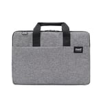 MACK Cityfit MCC-702 Laptop Çantası, Erkekler ve Kadınlar için Profesyonel Bilgisayar Çantası, 13,3 inç - 14.1 inç Notebook Çantası, Evrak Çantası, Gri