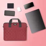 MACK Iksy MCC-902 Laptop Çantası, Erkekler ve Kadınlar için Profesyonel Bilgisayar Çantası, 13,3 inç - 14.1 inç Notebook Çantası, Evrak Çantası, Kırmızı