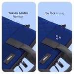 MACK Iksy MCC-903 Laptop Çantası, Erkekler ve Kadınlar için Profesyonel Bilgisayar Çantası, 13,3 inç - 14.1 inç Notebook Çantası, Evrak Çantası, Lacivert