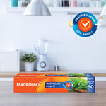 Macro Max Buzdolabı Poşeti Büyük Boy 50 Adet (30x45 cm), Geniş Hacimli Saklama ve Dondurucu Poşeti