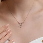 Madam Matmazel Kelebek Kolye, 925 Ayar Gümüş, Butterfly, Kız, Arkadaş, Kadın, Anne, Eş, Hediyeli Ürün