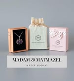 Madam Matmazel Su Yolu Zirkon Taşlı Rodyum Kaplama Gümüş Kadın Bileklik | 925 Ayar