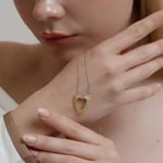 Madam Matmazel Zirkon Taşlı Melek Kanadı Gümüş Kadın Kolye, 925 Ayar