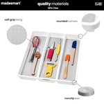Madesmart 29100 Range çekmece bis 3 adet plastik beyaz 41 x 34 x 4,5 cm