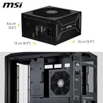 MAG PSU A1000GLS PCIE5 1000W 80+ GOLD ATX 3.1 12V-2X6 POWER SUPPLY
