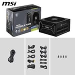 MAG PSU A1000GLS PCIE5 1000W 80+ GOLD ATX 3.1 12V-2X6 POWER SUPPLY