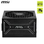 MAG PSU A1000GLS PCIE5 1000W 80+ GOLD ATX 3.1 12V-2X6 POWER SUPPLY