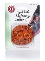 Magic Locks Turuncu Kilitli Elastik Akıllı Bağcık
