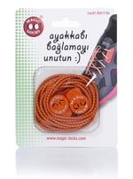 Magic Locks Turuncu Kilitli Elastik Akıllı Bağcık